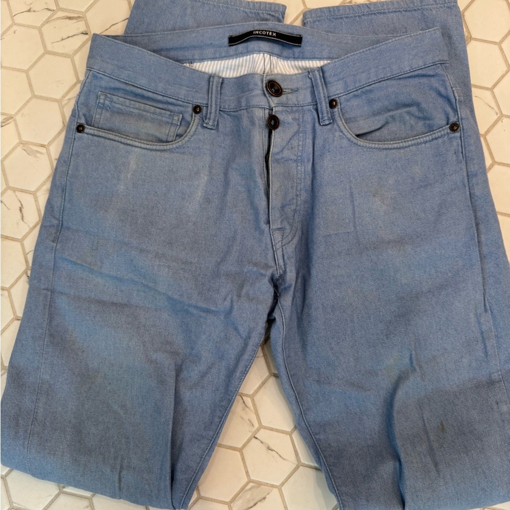 Incotex Light Blue Men’s Denim Jeans